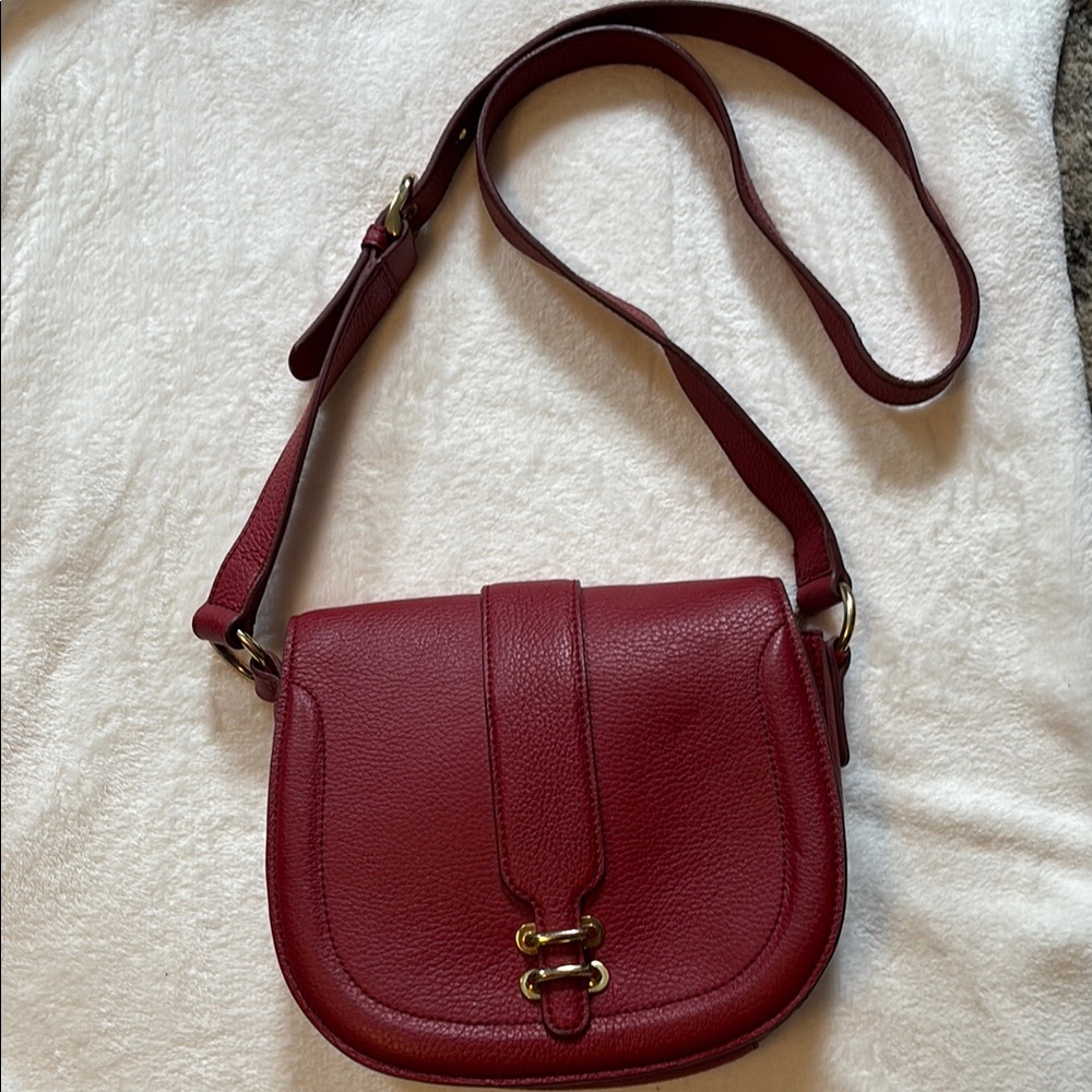 Banana Republic Burgundy Crossbody Bag